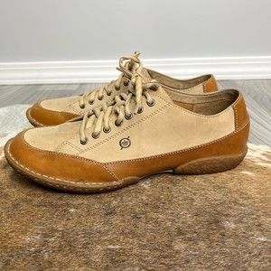 Born Men's Grippers Leather Shoes Size 10